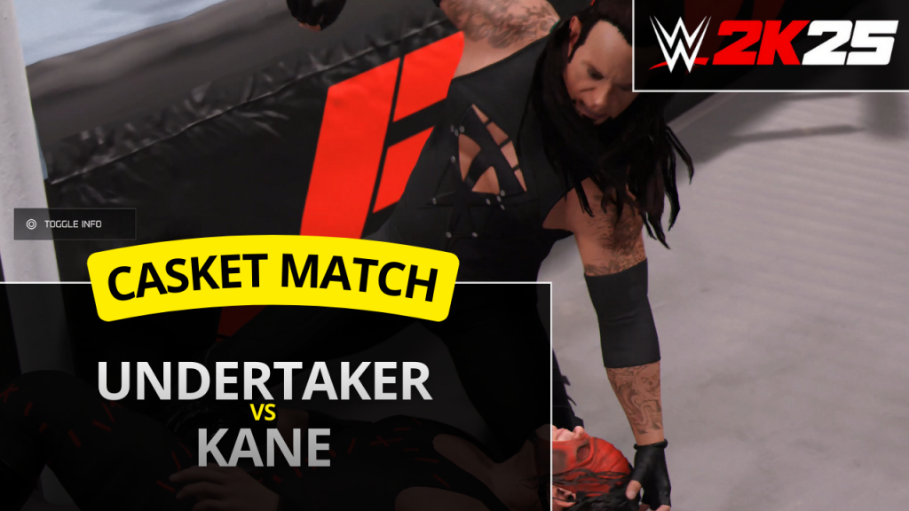 WWE 2K25 casket match – The Undertaker vs Kane