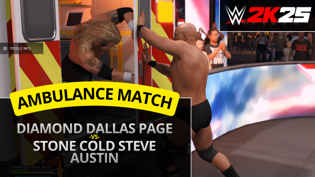 WWE 2K25 ambulance match – Stone Cold Steve Austin vs Diamond Dallas Page